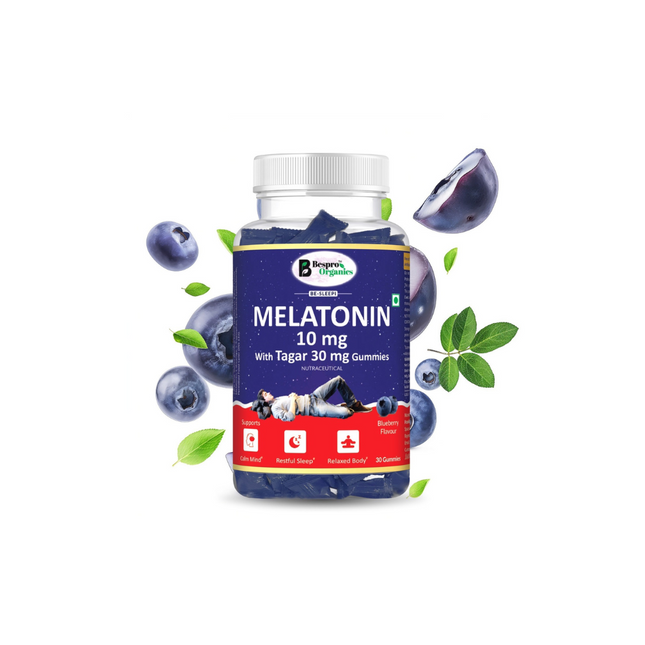 Bespro Sleep Gummies  Melatonin 10mg + Tagar 30mg