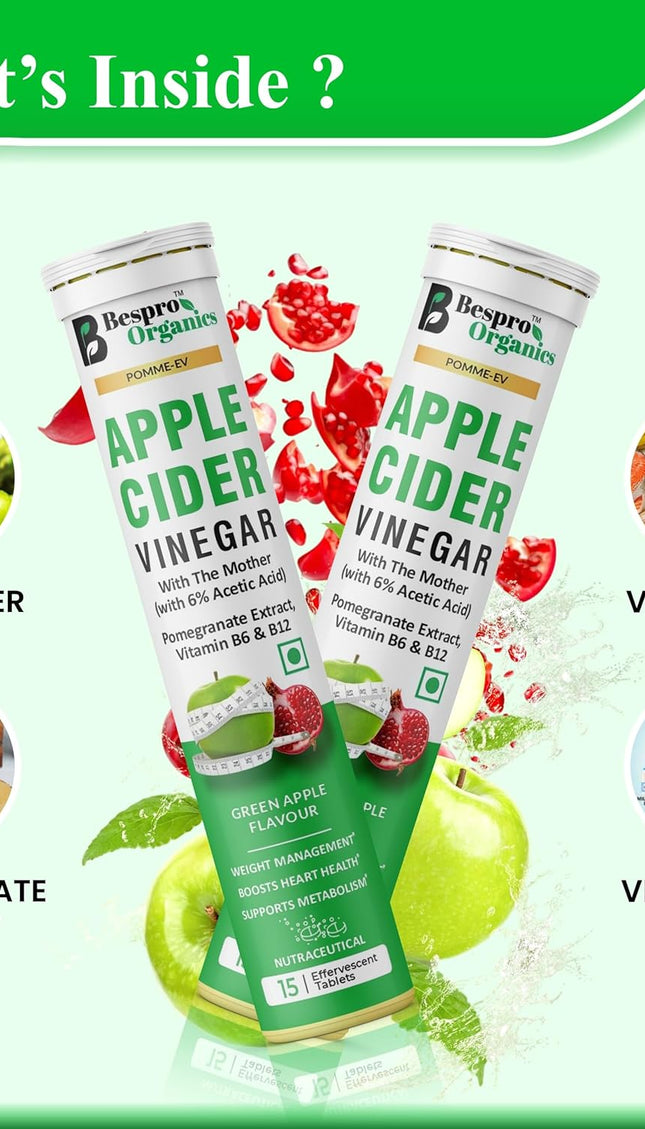 Bespro  Apple Cider Vinegar with Pomegranate Extract, Vitamin B6 & B12