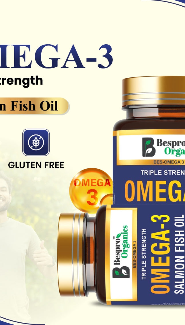 Bespro Omega-3 Salmon Fish Oil  Mercury-Free