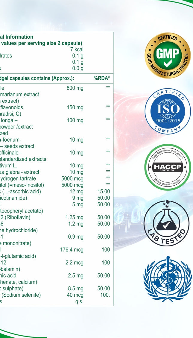 Bespro Organics Liver Detox 800mg