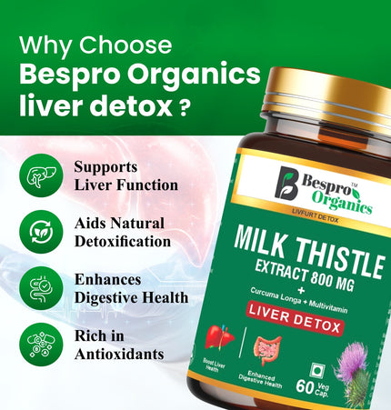 Bespro Organics Liver Detox 800mg