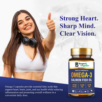 Bespro Omega-3 Salmon Fish Oil – Mercury-Free