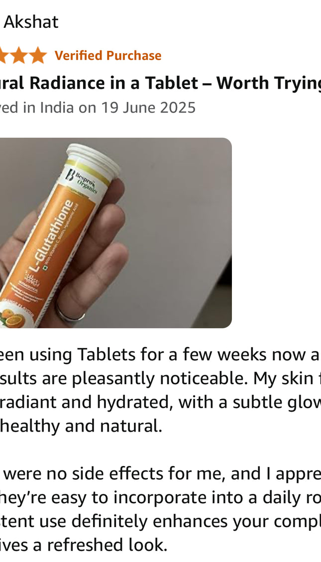 Bespro L-Glutathione with Vitamin C Orange Flavor