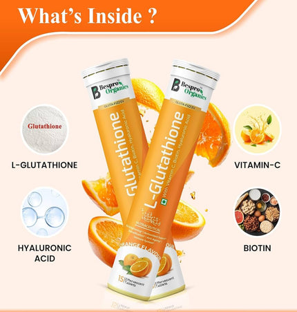 Bespro L-Glutathione with Vitamin C Orange Flavor
