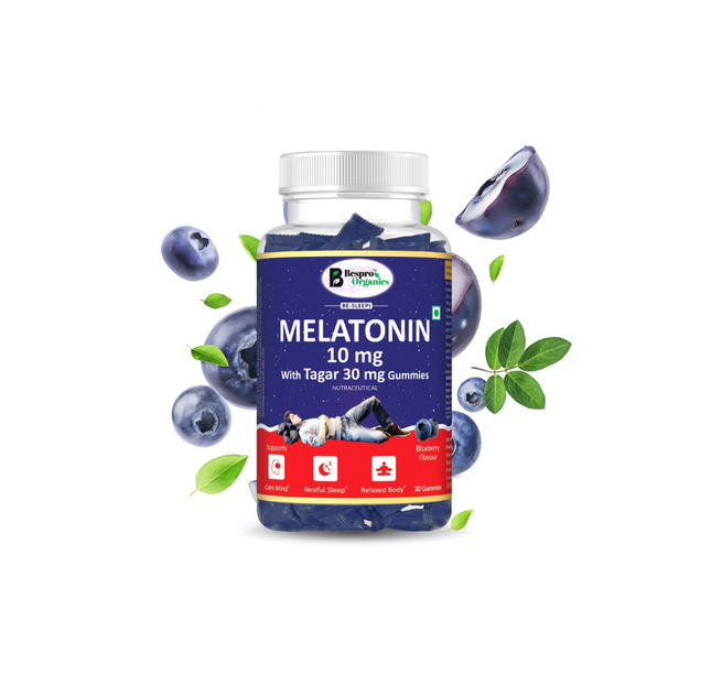 Bespro Sleep Gummies  Melatonin 10mg + Tagar 30mg