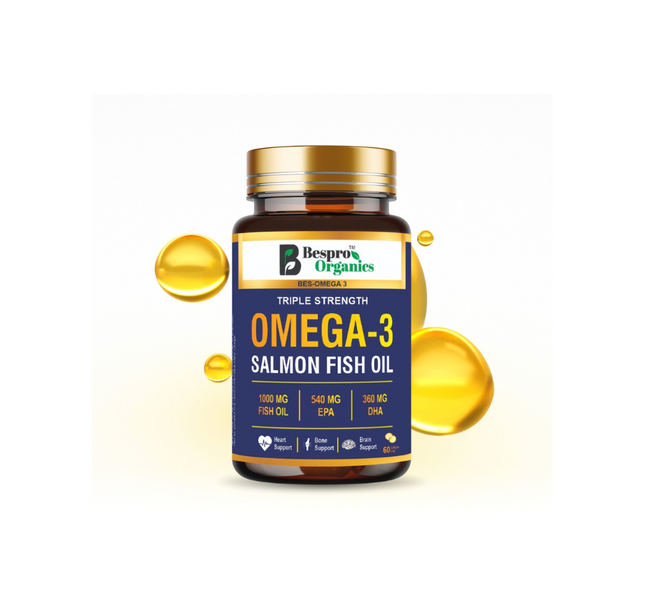 Bespro Omega-3 Salmon Fish Oil  Mercury-Free