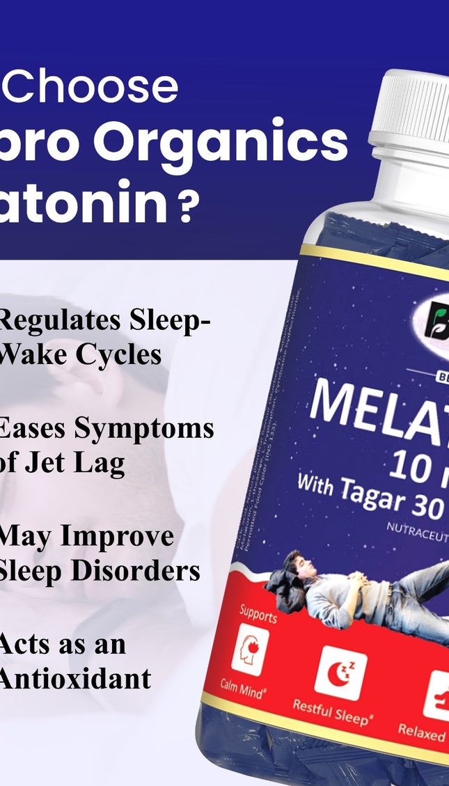 Bespro Sleep Gummies  Melatonin 10mg + Tagar 30mg