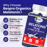 Bespro Sleep Gummies – Melatonin 10mg + Tagar 30mg