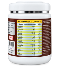 Bespro Protein Supplement Enriched With Protein, Vitamins, Calcium, Iron & DHA Protein Chocolate Flavour, Vital Health Nutrients, Triple Protein Power 200gm