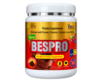 Bespro Protein Supplement Enriched With Protein, Vitamins, Calcium, Iron & DHA Protein Chocolate Flavour, Vital Health Nutrients, Triple Protein Power 200gm